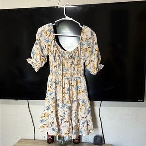 Liberty Love Blue and Yellow Floral Dress